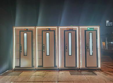 智能空调环保流动卫生间